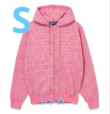 BoTT Bones Zip Hoodie 보트 후드티 후디 핑크