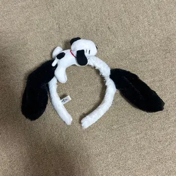 스누피 귀달이 머리띠