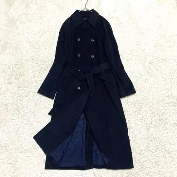 투모로우랜드 캐시미어 100% 롱 코트 벨트 A라인