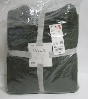 UNIQLO 퍼리 플리스 세트 긴팔 4XL 올리브 택 포함 새상품
