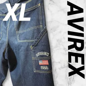 AVIREX USA 다크 블루 캐주얼 데님 XL 청바지