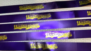 TV 아사히 Dream Festival 2025 은색 테이프 풀 5개