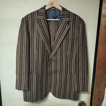 Printemps 스트라이프 패턴 테일러드 자켓