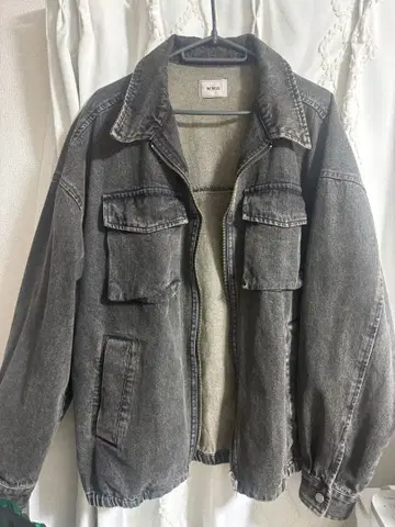 빈티지 가공 데님 자켓