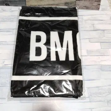 BMSG 로고 페이스 타월 블랙