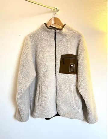 Kappa 시프 보아 플리스 자켓 블루종 아이보리 XL