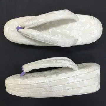 특가 고급 조리 저반발 3단 꽃 스티치 엠보 앞굽 퍼플 1점만