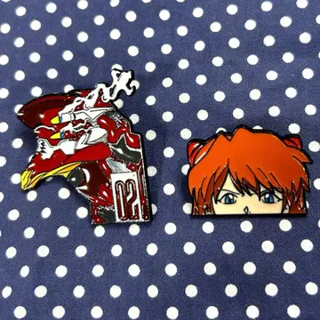 에반게리온 EVANGELION 아스카 2호기 핀즈 2개 세트