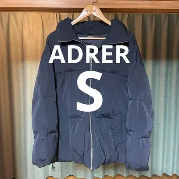 ADRER 다운 자켓 S 블랙 x 실버 2022AW