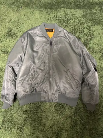 그레이 MA-1 플라이트 자켓