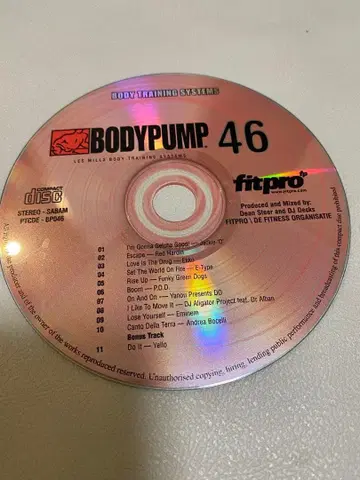 바디펌프 46 CD 레즈밀스 BODYPUMP