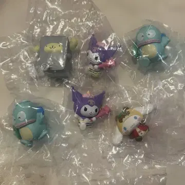 산리오 캐릭터즈 도로롱 요괴 피규어 6체