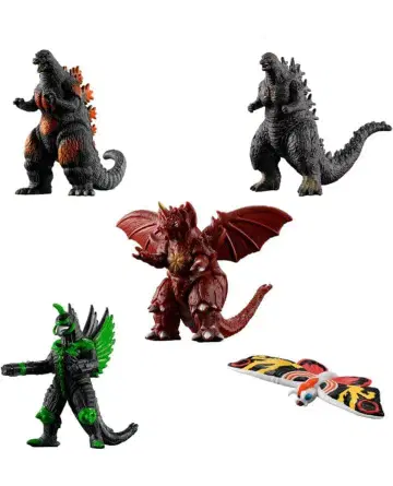 고질라 진격대전 새로운 방문자 고질라 5종 전종 세트