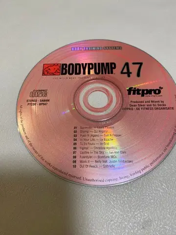 바디펌프 47 CD 레즈밀스 BODYPUMP
