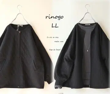 새상품 할인 *LL 블랙* 퀼트 지퍼 자켓 가디건 빅 사이즈