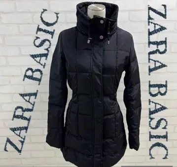 새상품급 ZARA BASIC 블랙 퀼팅 다운 자켓