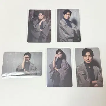 카미야 히로시 포토 카드 5점 아라타마펜스