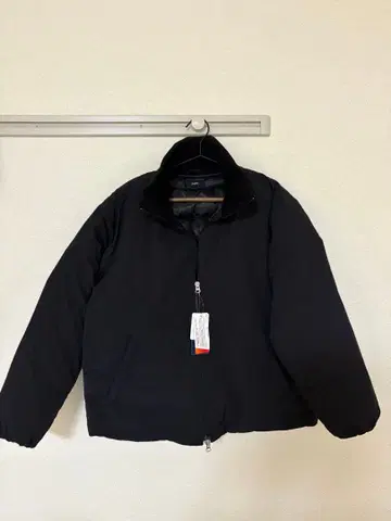 SHIPS 블랙 패디드 리브 자켓