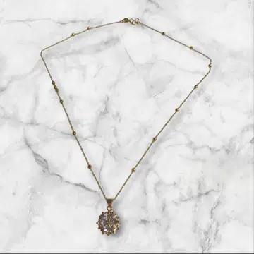 골드 목걸이 큐빅 지르코니아