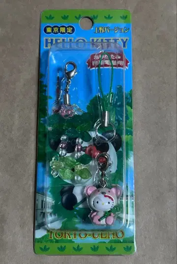 레어 고토치 키티 스트랩 도쿄 한정 우에노 버전 팬더 2004