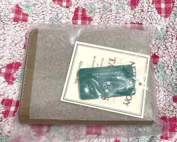 애프터눈 티 리빙 타탄 체크 패턴 미니 지갑