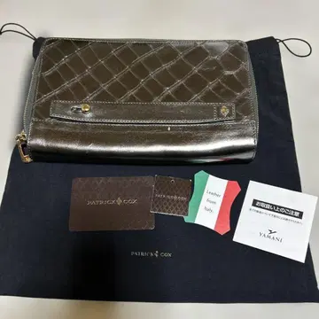 PATRICK COX 크로커다일풍 클러치백