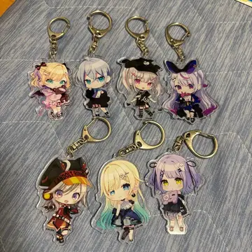 Vtuber 아크릴 키링 8개 세트
