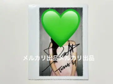 TWICE 미나 친필 사인 폴라로이드