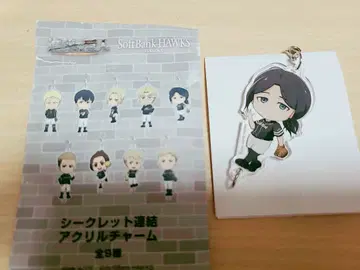 진격의 거인 소프트뱅크 호크스 시크릿 연결 아크릴 참 피크