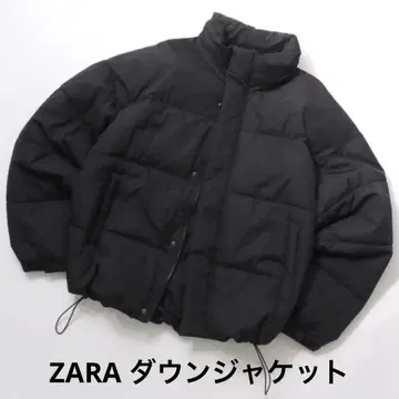 ZARA 자라 남성용 다운 자켓 블랙