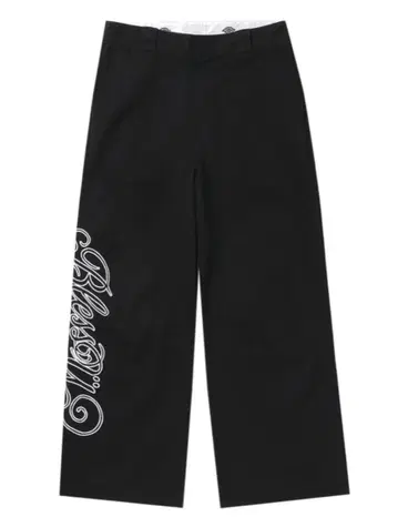 BLESS U x Dickies 워크 팬츠 블랙