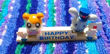 햄스터와 토끼의 벌스데이 장식