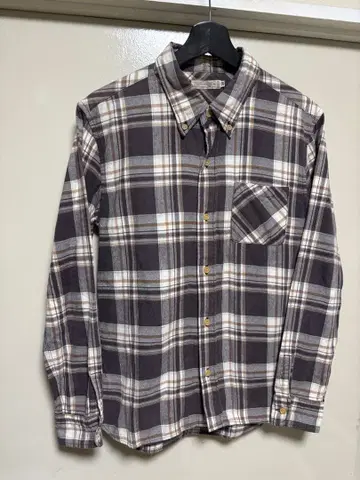 FULLCOUNT 풀카운트 버튼 다운 체크 셔츠 플란넬 셔츠 38