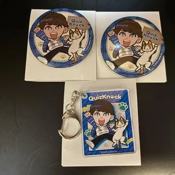QuizKnock 마네키네코 스가이 슌키 캔뱃지 아크릴 키링