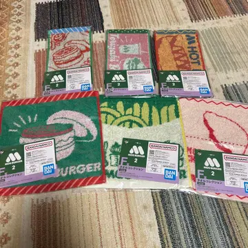 *새상품* 미개봉 제일복권 모스버거2 타월 컬렉션 6종 컴프