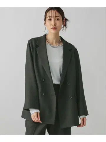 새상품 GLOBAL WORK 더블 자켓 M 여성용