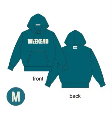 아카니시 진 WEEKEND 후드티 후디 M