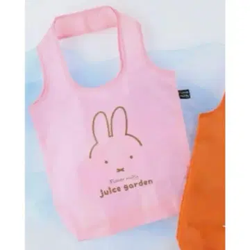 [ 새상품 ] 플라워 미피 주스 가든 주스 에코백 딸기 우유