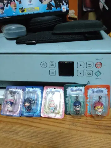 청의 엑소시스트 미니 피규어 스트랩 5개 세트