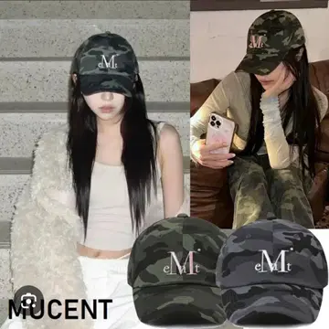 MUCENT 무센트 캡 한국 카모플라쥬 그레이