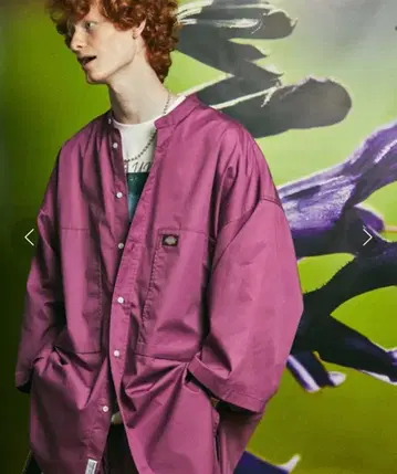 [ MAISON SPECIAL/Dickies 콜라보 ] 빅 실루엣 셔츠