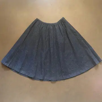 EPOCA 에포카 데님 플레어 스커트 무릎 기장 40