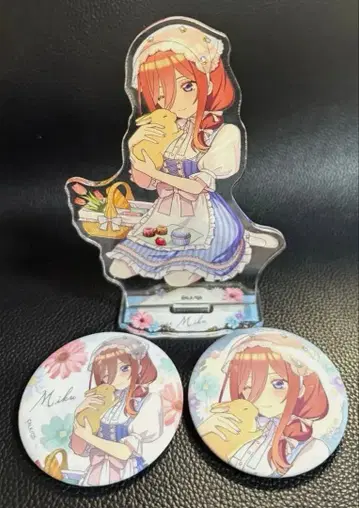 5등분의 신부 컨트리 피크닉 미쿠 캔 배지 아크릴 스탠드