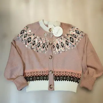 Chesty 모던 노르딕 가디건 핑크 미사용 새상품