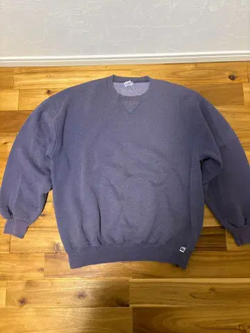 Russell 90s 미국제 XL 보라색 무지 레어 컬러