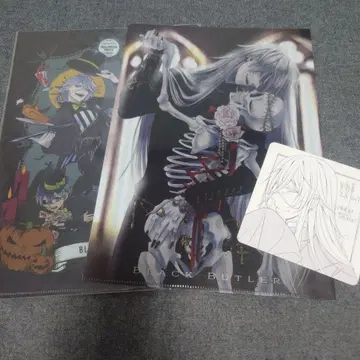 블랙 집사 클리어 파일 코스터