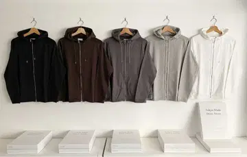 Re made in tokyo japan 브라운 후드티