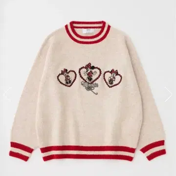 MD X'mas KNIT MINNIE 니트 미니 마우지 화이트 화이트