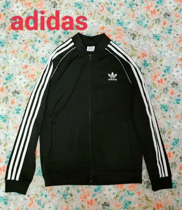 adidas 집업 자켓 블랙 3 라인