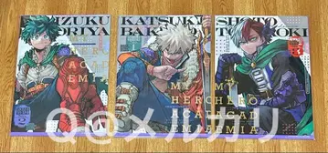 나의 히어로 아카데미아 가샤 스테이션 특제 A4 클리어 파일 전 3종